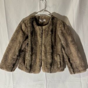BB Dakota Tan Faux Fur Jacket